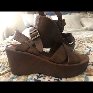 Kork-Ease Wedge Sandals, Size 5
